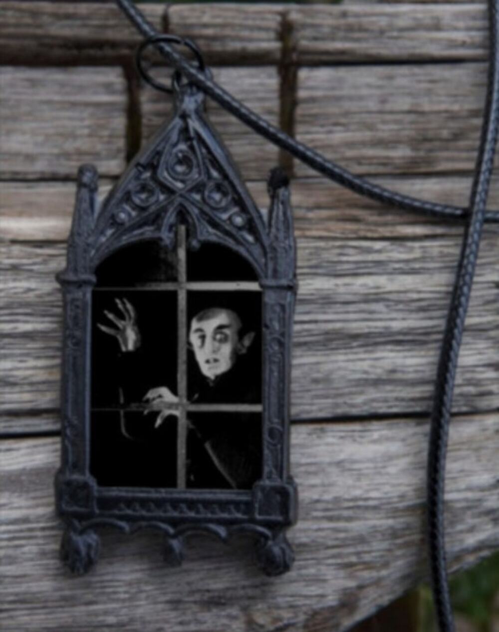 Nosferatu Pendant Black Vampire Classic Film Jewelry